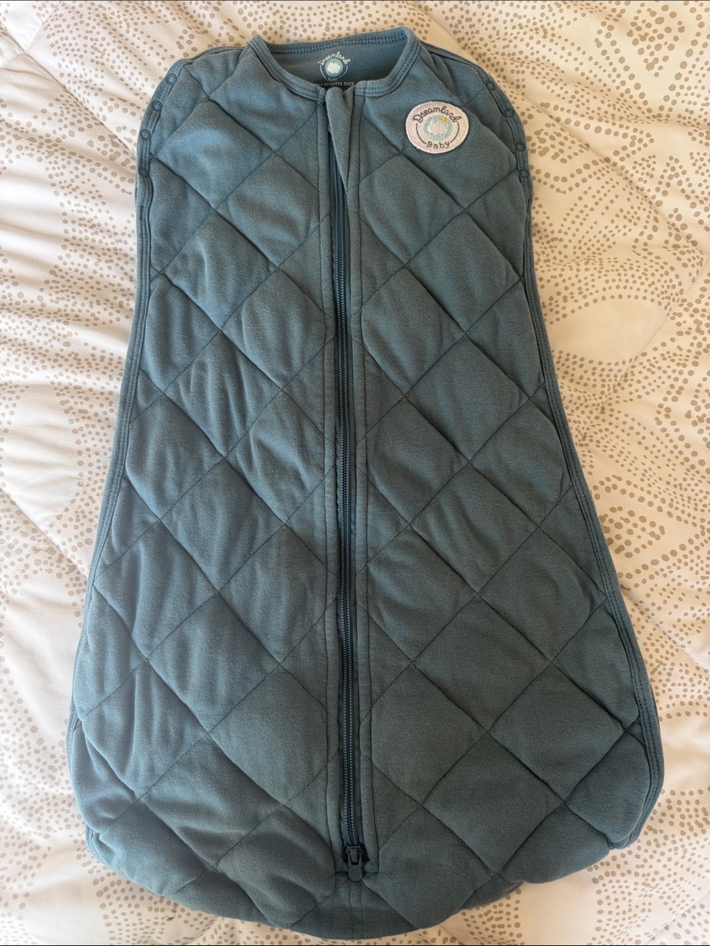 Dreamland Baby Ocean Blue Quilted Sleep Sack/Swaddle